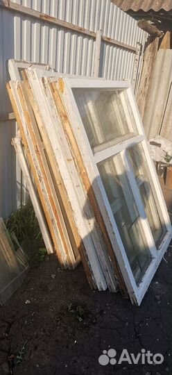 Деревянные окна со стеклопакетом бу