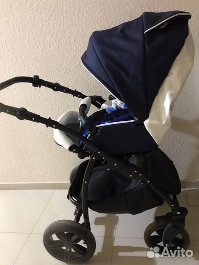 Коляска 2 в 1 эко кожа