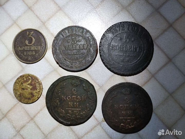 Продам старинные монеты
