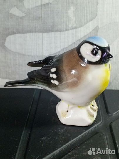 Фарфоровые статуэтки СССР синичка