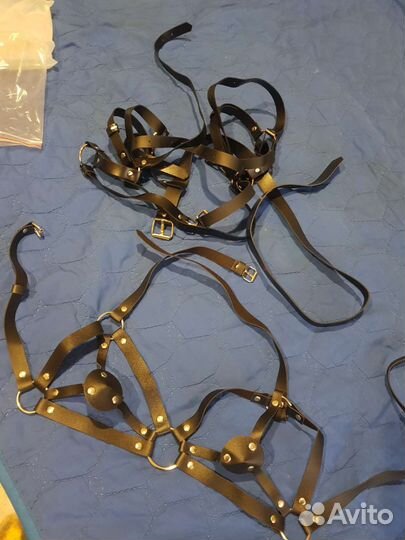 Кожаный костюм новый