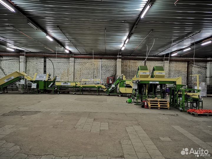 Комплексная линия обработки овощей