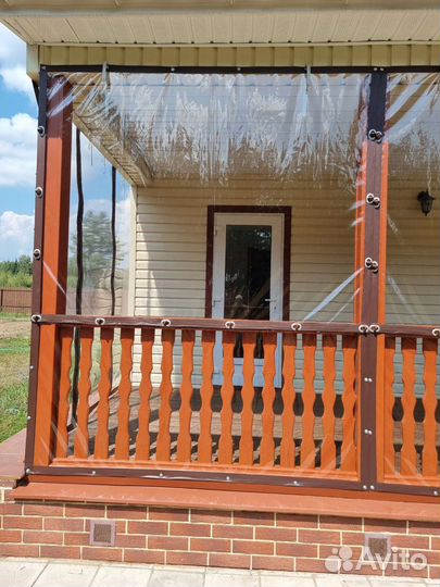 Мягкие окна в беседку