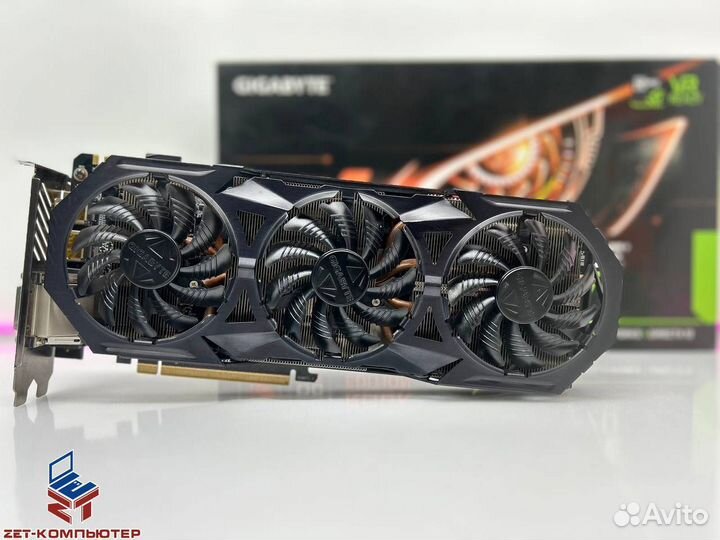 Видеокарта 8.0 Гб Gigabyte GTX 1070 G1 Rock