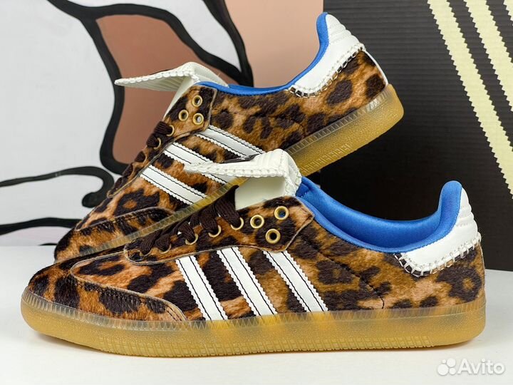 Adidas Samba Wales Bonner Pony Leo Brown