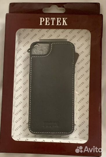 Кожаный чехол Petek для iPhone 5 новый