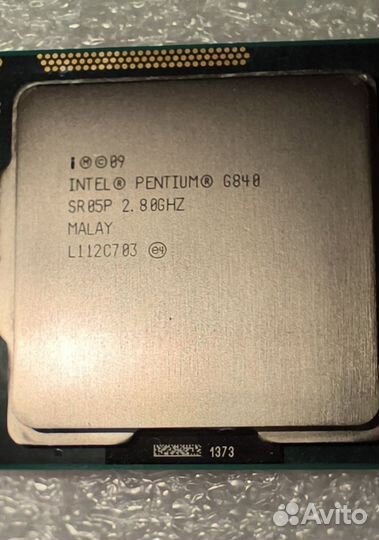 Процессор intel pentium g840