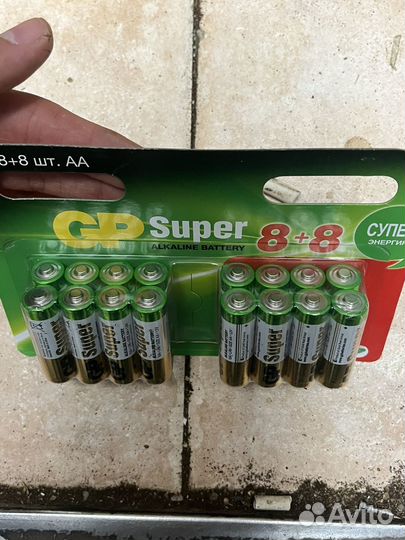 Батарейки GP super 8