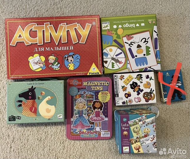 Развивающие игры Djeco и другие