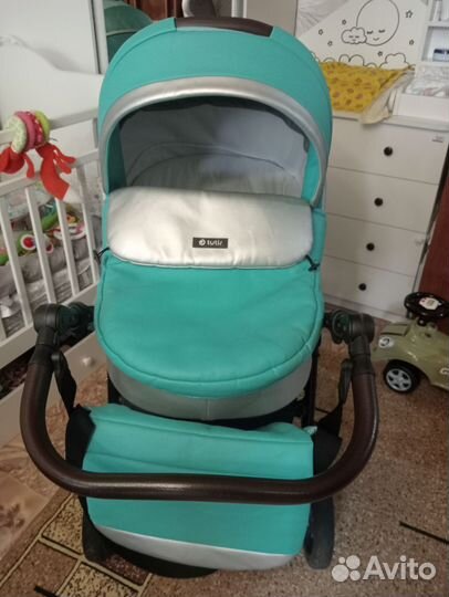 Коляска Tutis nanni 2 в 1 эко кожа