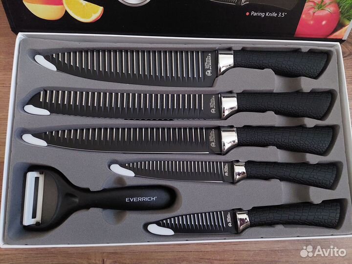 Набор ножей новый 6 предметов