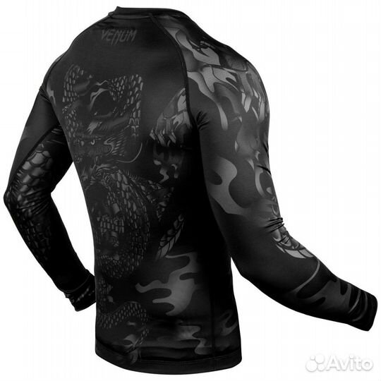Рашгард для ребенка Venum Dragon Black
