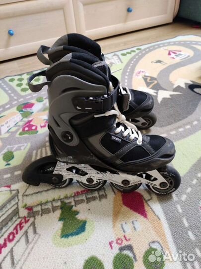 Ролики декатлон 34-37 раздвижные