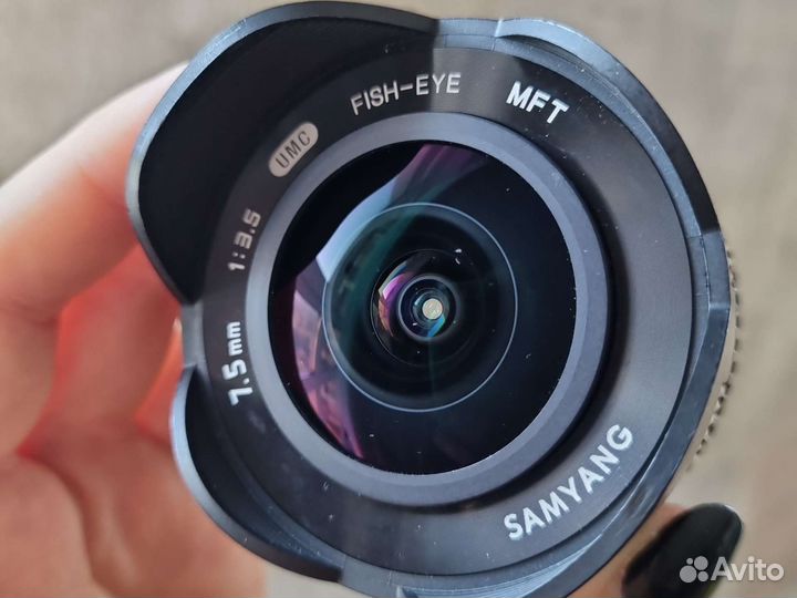 Объектив Samyang 7.5mm f/3.5 Fish-eye Micro 4/3