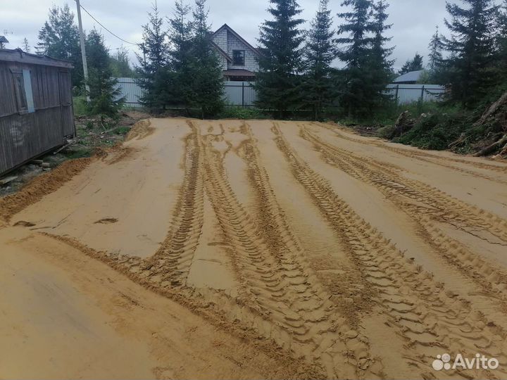 Раскорчевка и отсыпка участков