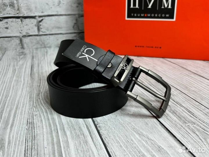 Ремень кожаный Calvin Klein мужской