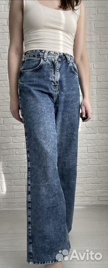 Джинсы широкие на глория 158 см xs