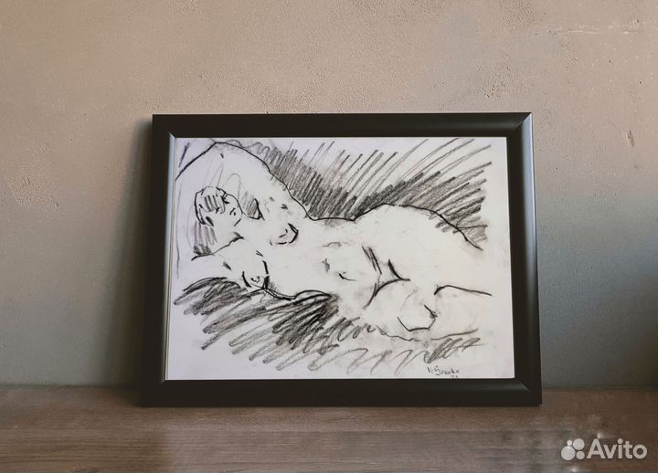 Набросок в жанре ню; 