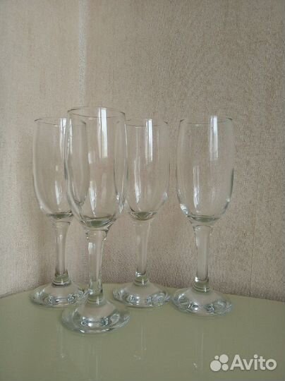 Бокалы 4 шт, состояние отличное