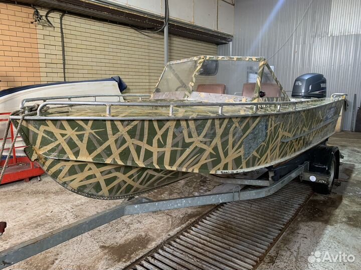Катер Прогресс-4 с мотором Yamaha 115