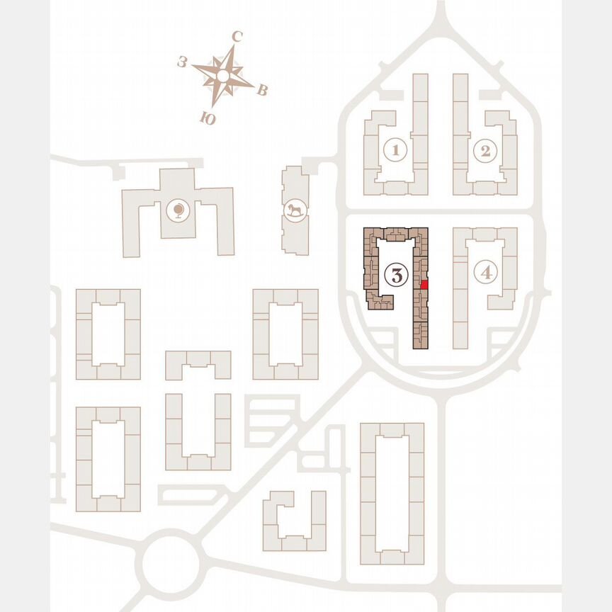 2-к. квартира, 63,6 м², 3/4 эт.