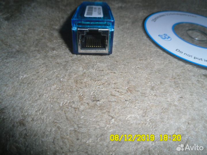 Внешняя сетевая карта usb-J45