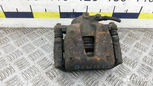 Суппорт тормозной передний левый opel corsa D (93N