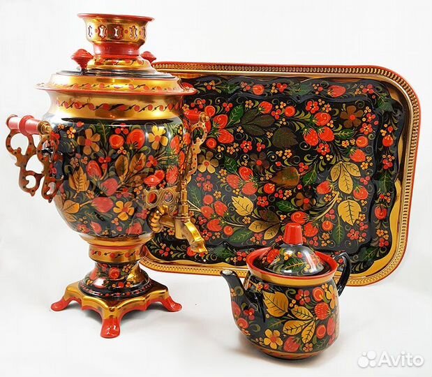 Самовар Хохлома