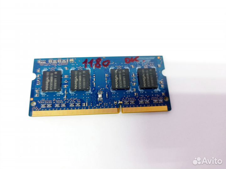 Оперативная память nanya 2GB DDR3 sodimm 1333 MHz