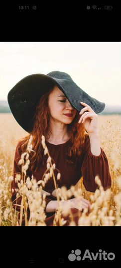 Шляпа женская летняя с широкими полями