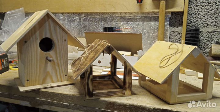 Кормушки, скворечники