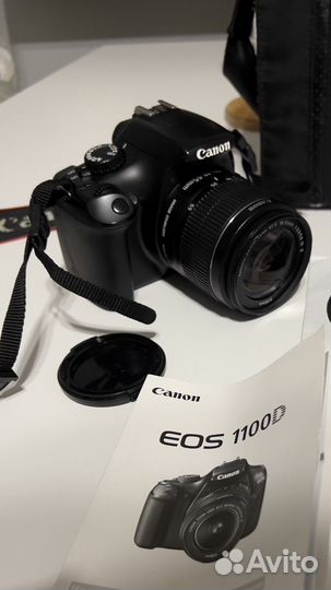 Зеркальный фотоаппарат canon 1100d