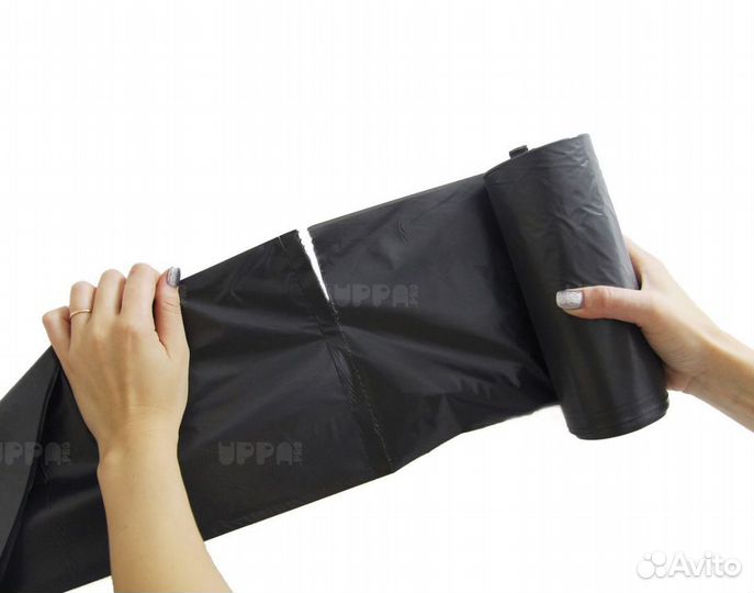 Пакеты для мусора 70*110 120л 35мкм (10 шт) рулон