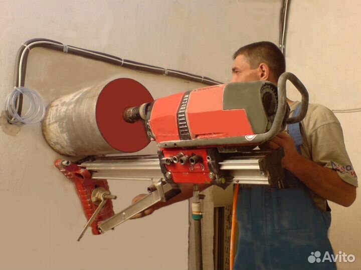 Алмазное бурение железобетонных конструк