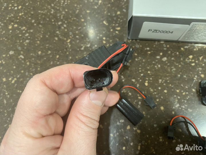 Подсветка номера на Volkswagen Golf, Passat