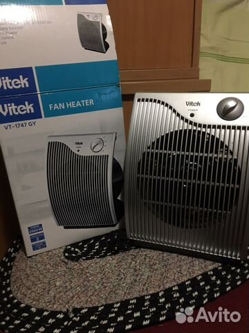 Тепловентилятор (обогреватель) Vitek VT-1747GY