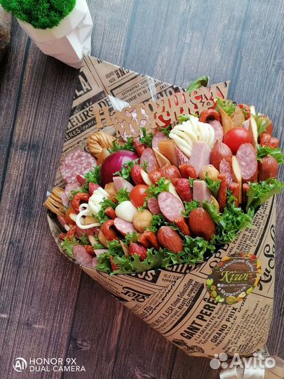 Мужские букеты съедобные