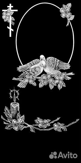 Оформление гравировки памятника