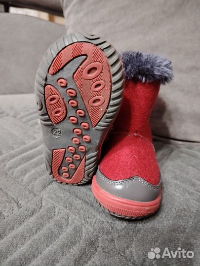 Сапоги валенки зимние детские 22