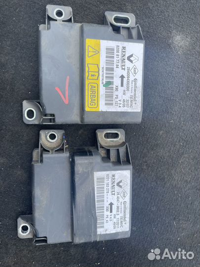 Блок подушек безопасности renault logan 1