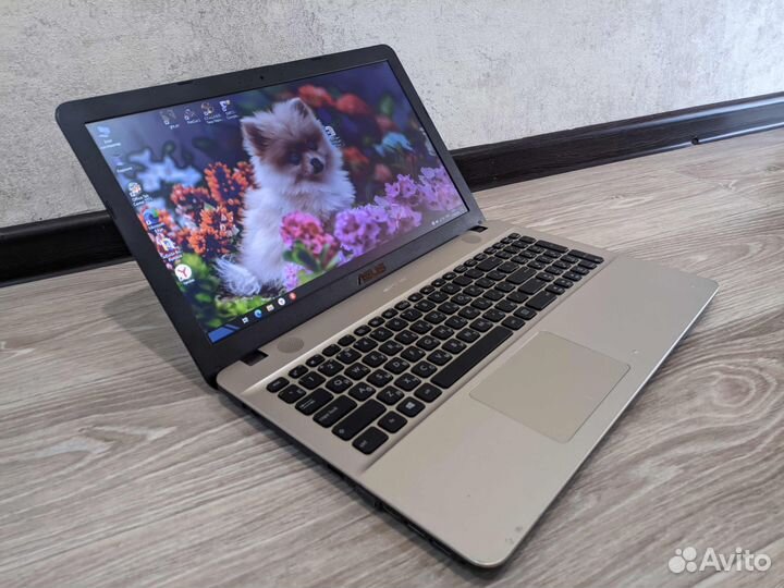 Свежий ноут Asus 4ядра/SSD