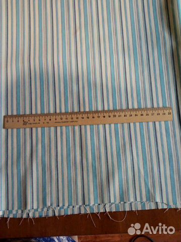 Шерсть, Италия, жёлтая с серым, бирюзой, 0,73х1,55