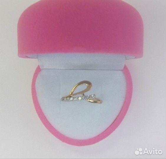 Кольцо золотое 585 гр1,53 р 16,5 (арт 117784)сп29