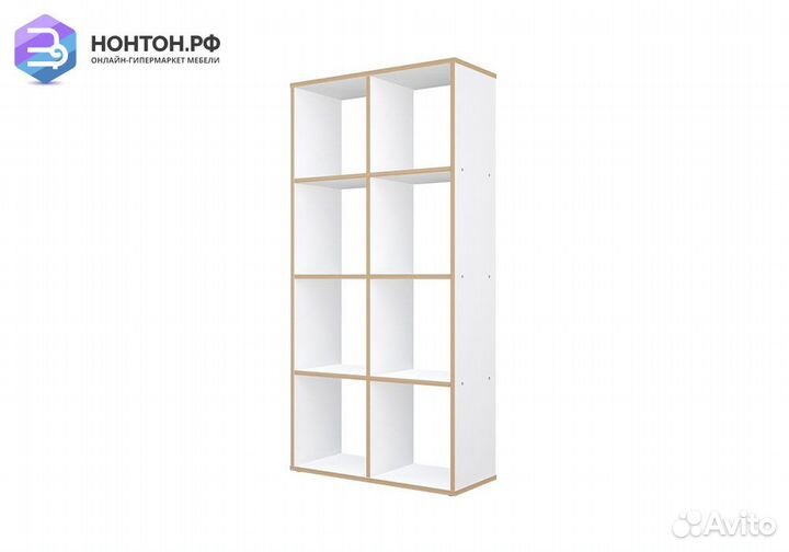 Стеллаж кубический Polini home Smart 8 секций белы