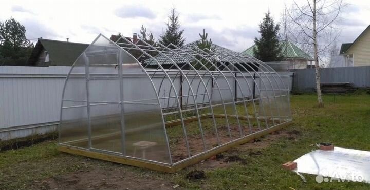 Теплица Горка с поликарбонатом 4мм