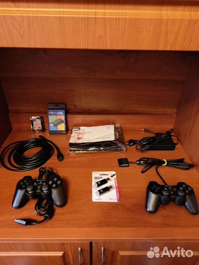 Sony PlayStation 2 Slim + 50 Лучших Игр + Комплект