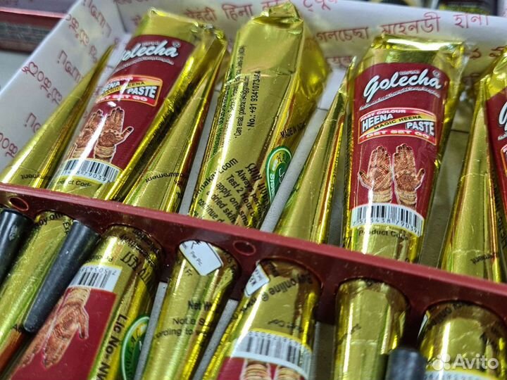 Хна для мехенди, туба/конус