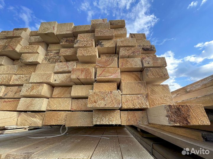 Доска обрезная 25х150х6000