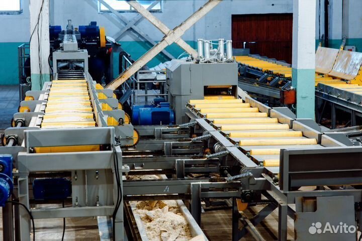 Рольганг для пиломатериала, роликовый конвейер