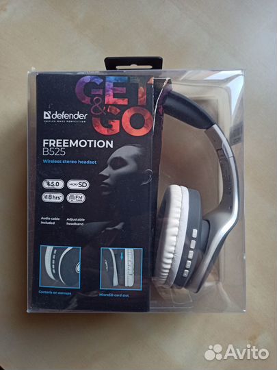 Наушники беспроводные Defender FreeMotion 525